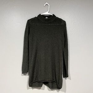 H&M Army Green Mock Neck Knit Sweater